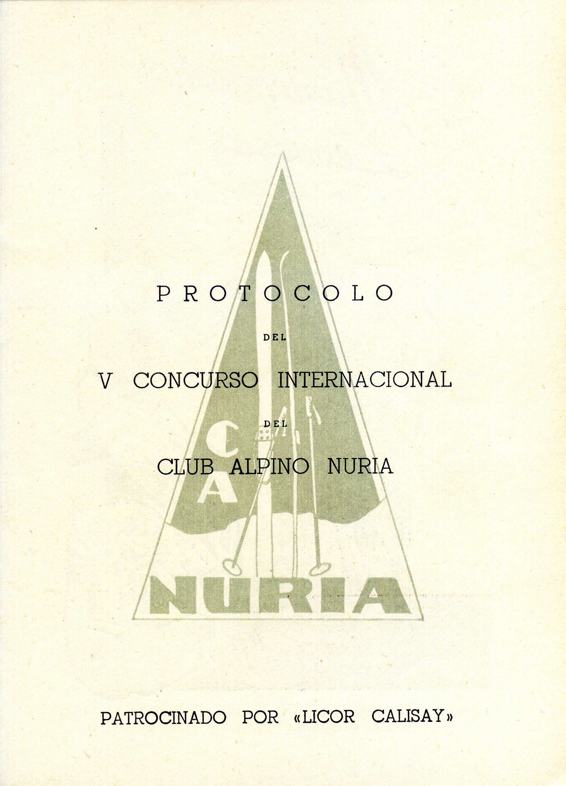 V Concurso Internacional del Club Alpino Núria : 24 - 31 Marzo 1954 - Miniatura 4